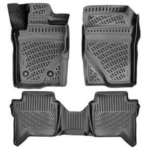 3D Auto Fussmatten Set passend für VW Amarok (2.Gen) Baujahr ab 2023