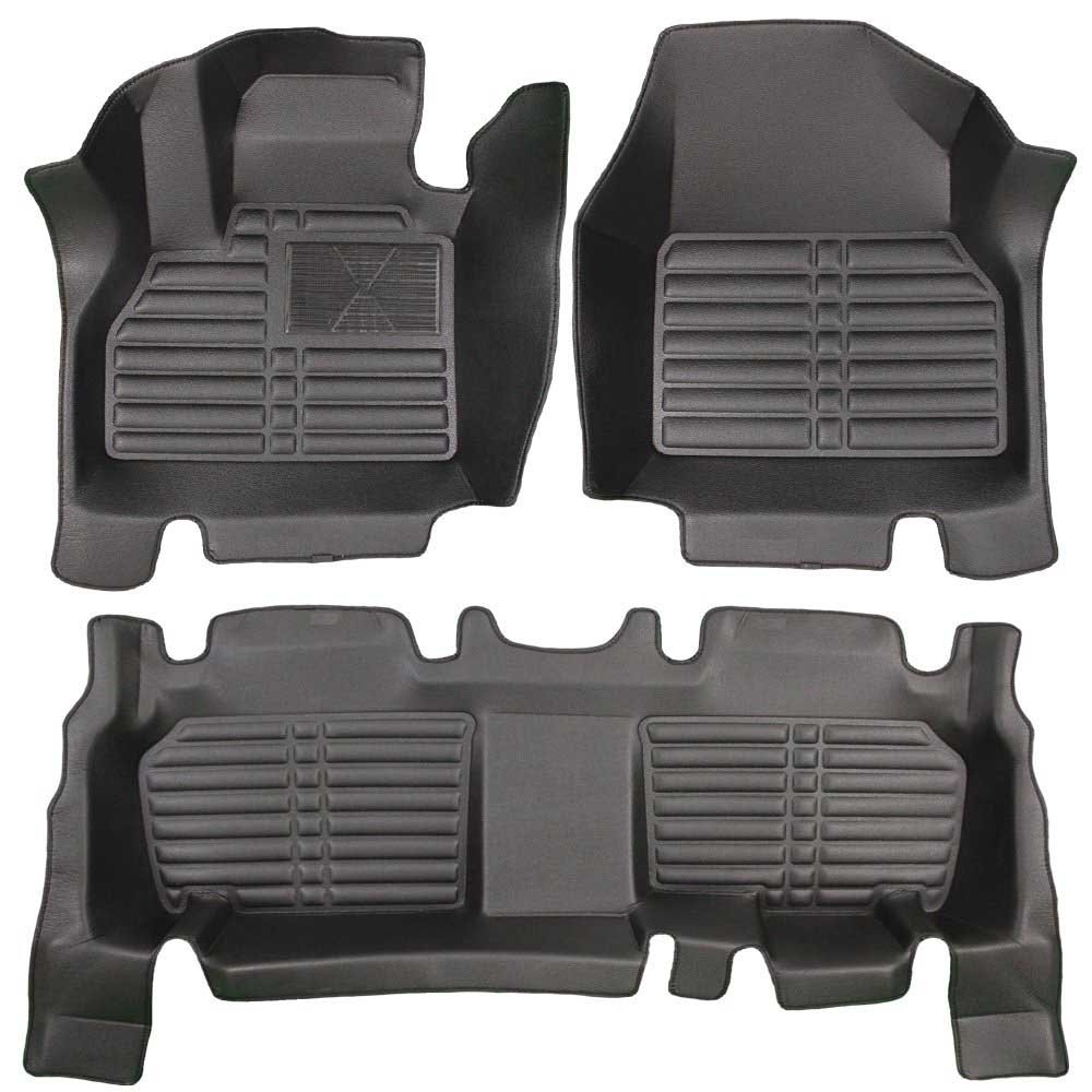 5D Premium Auto Fussmatten TPE Set passend für Mercedes Citan (W415) Baujahr 2012-2021