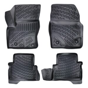 3D Auto Fussmatten Set passend für Ford C-Max (1.Gen) Baujahr 2003-2010