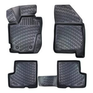 3D Auto Fussmatten Set passend für Dacia Duster 4x4 (2.Gen) Baujahr 2018-2022
