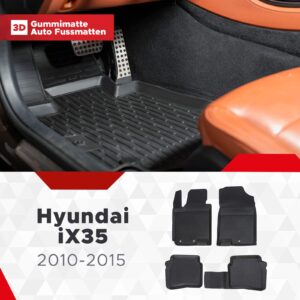 3D Fußmatten passend für Hyundai ix35 2009-2015