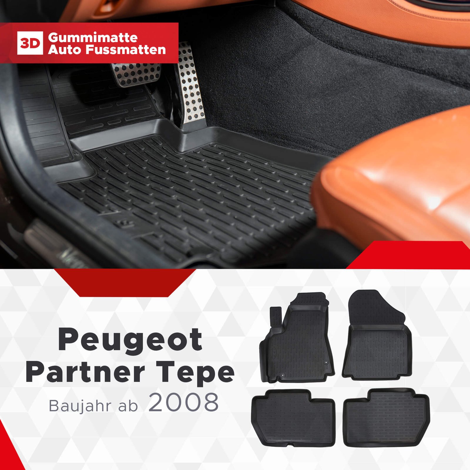 TPE Fussmatten Set
