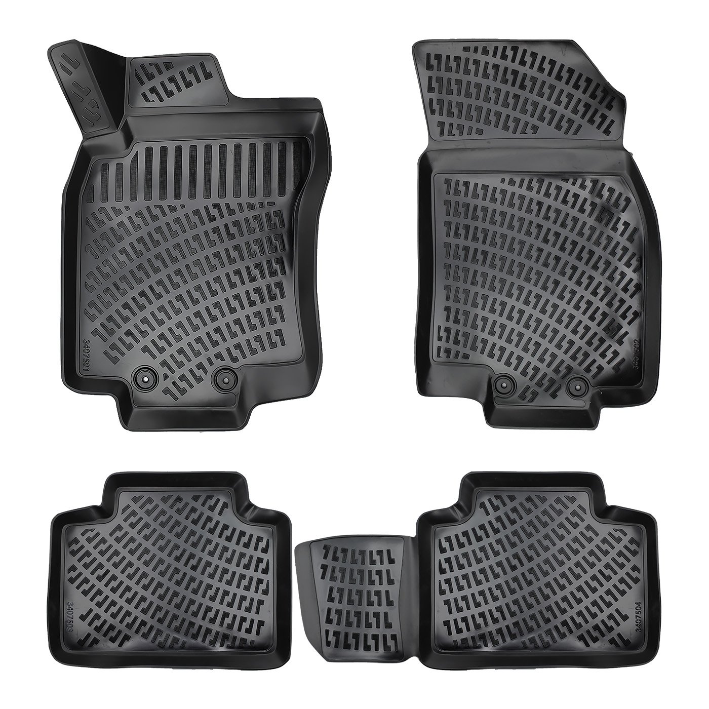3D Auto Gummimatten passend für Nissan x-Trail Baujahr 2013-2020