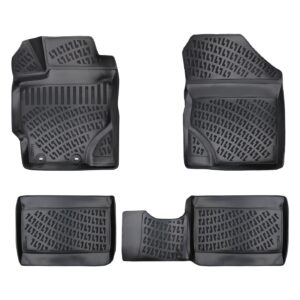 3D Auto Fussmatten Set passend für Toyota Yaris (3.Gen) Baujahr 2013-2020