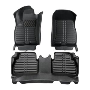5D Premium Auto Fussmatten TPE Set passend für Fiat Doblo (2.Gen) Baujahr 2010-2022