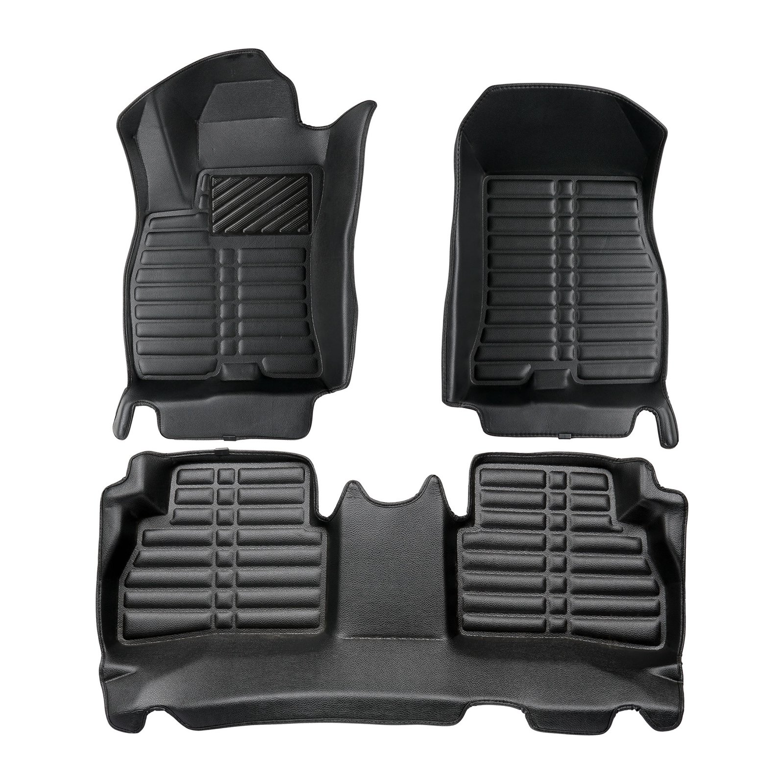 5D Premium Auto Fussmatten TPE Set passend für Fiat Doblo (2.Gen) Baujahr 2010-2022