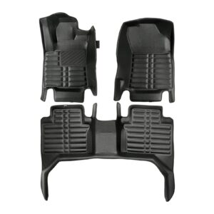 5D Premium Auto Fussmatten TPE Set passend für Toyota Hilux (8.Gen) Baujahr ab 2015