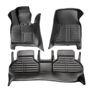 5D Premium Auto Fussmatten TPE Set passend für BMW X6 (F16) Baujahr 2014-2019