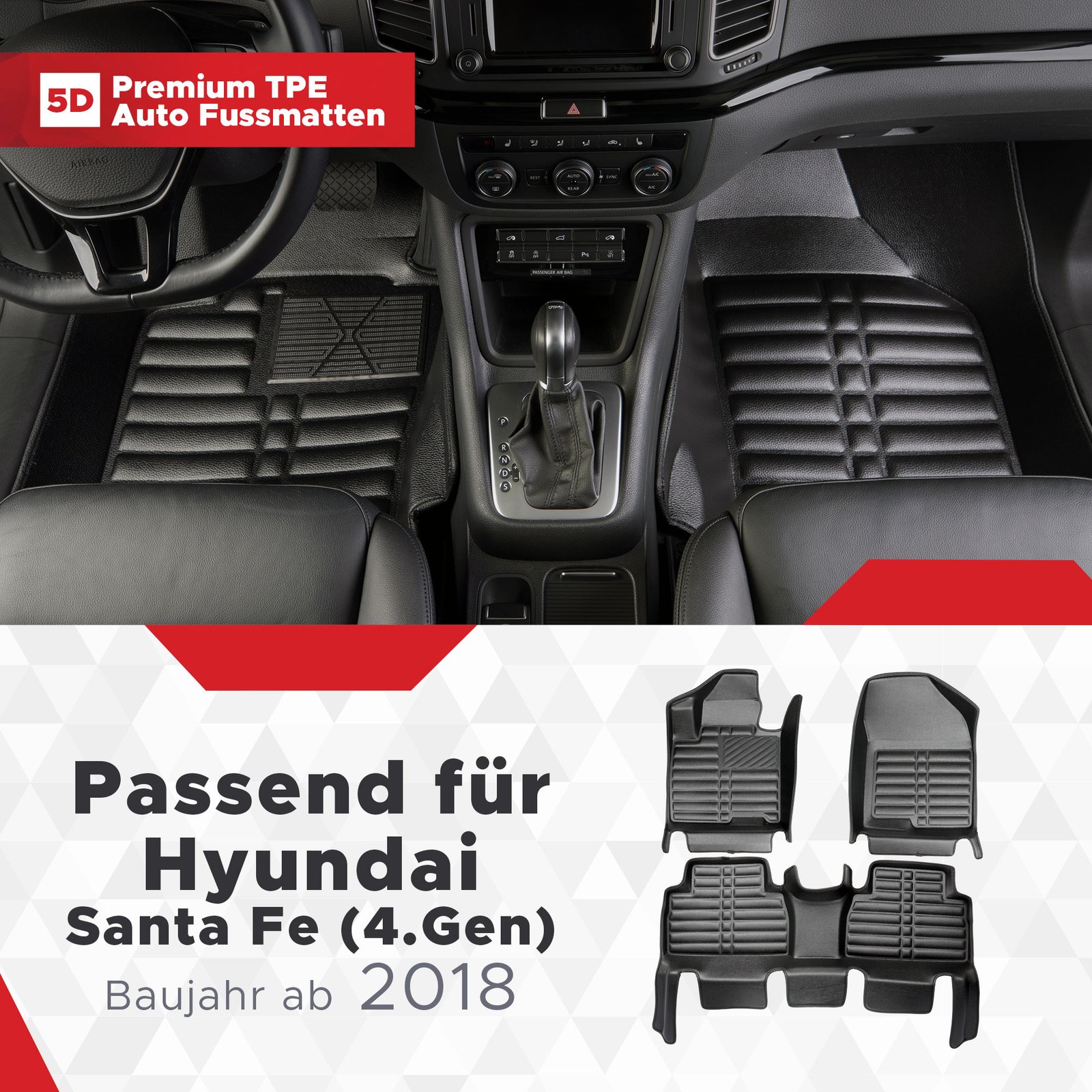TPE Fussmatten Set
