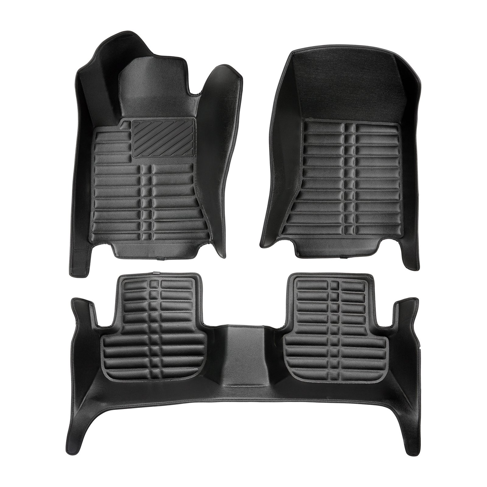 5D Premium Auto Fussmatten TPE Set passend für Mercedes CLA (1.Gen) Baujahr 2013-2018