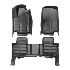 5D Premium Auto Fussmatten TPE Set passend für Mercedes ML (W164) Baujahr 2005-2011