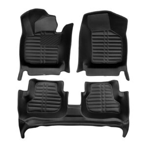 5D Premium Auto Fussmatten TPE Set passend für VW Golf 6 Baujahr 2008-2012