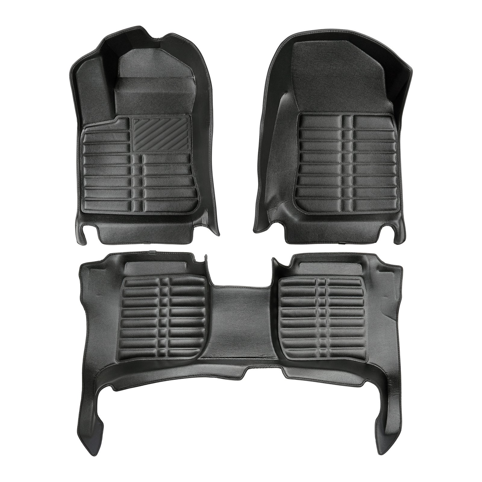 5D Premium Auto Fussmatten TPE Set passend für VW Touareg (2.Gen) Baujahr 2010-2018