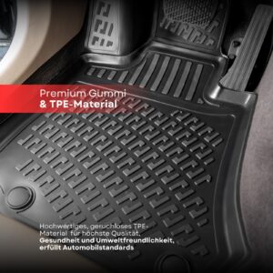 3D Auto Fussmatten Set passend für Mitsubishi ASX Baujahr ab 2010