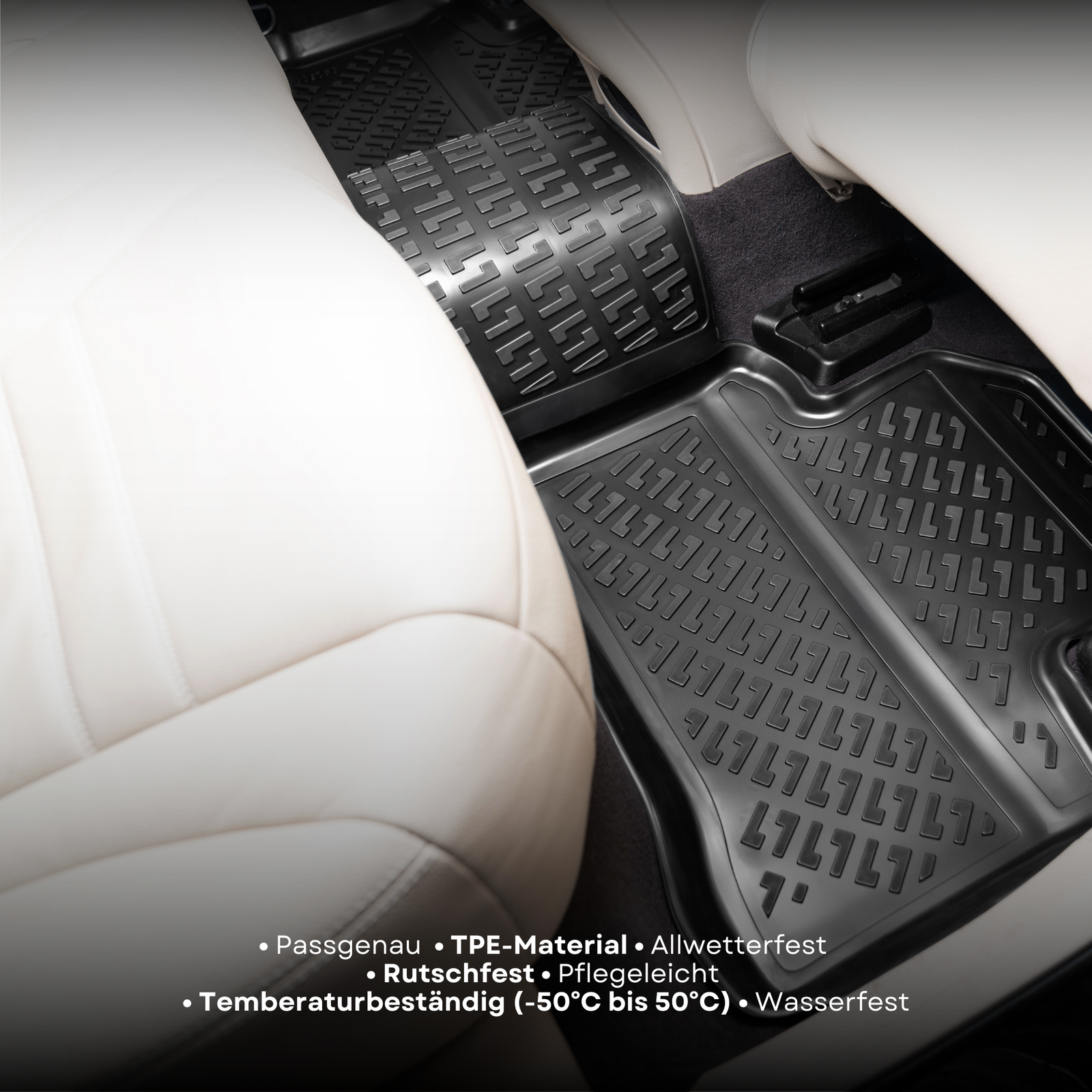 3D Auto Fussmatten Set passend für Mitsubishi Outlander Baujahr 2012-2021
