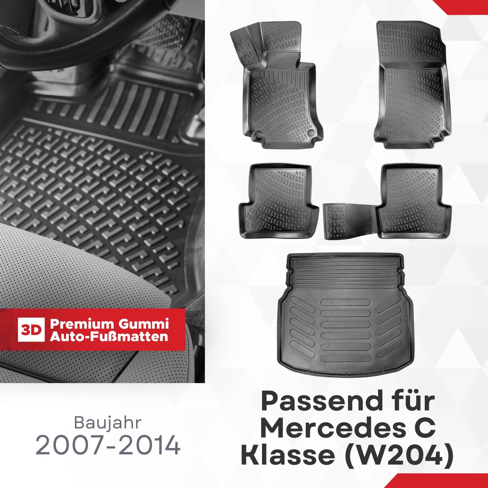 TPE Fussmatten Set