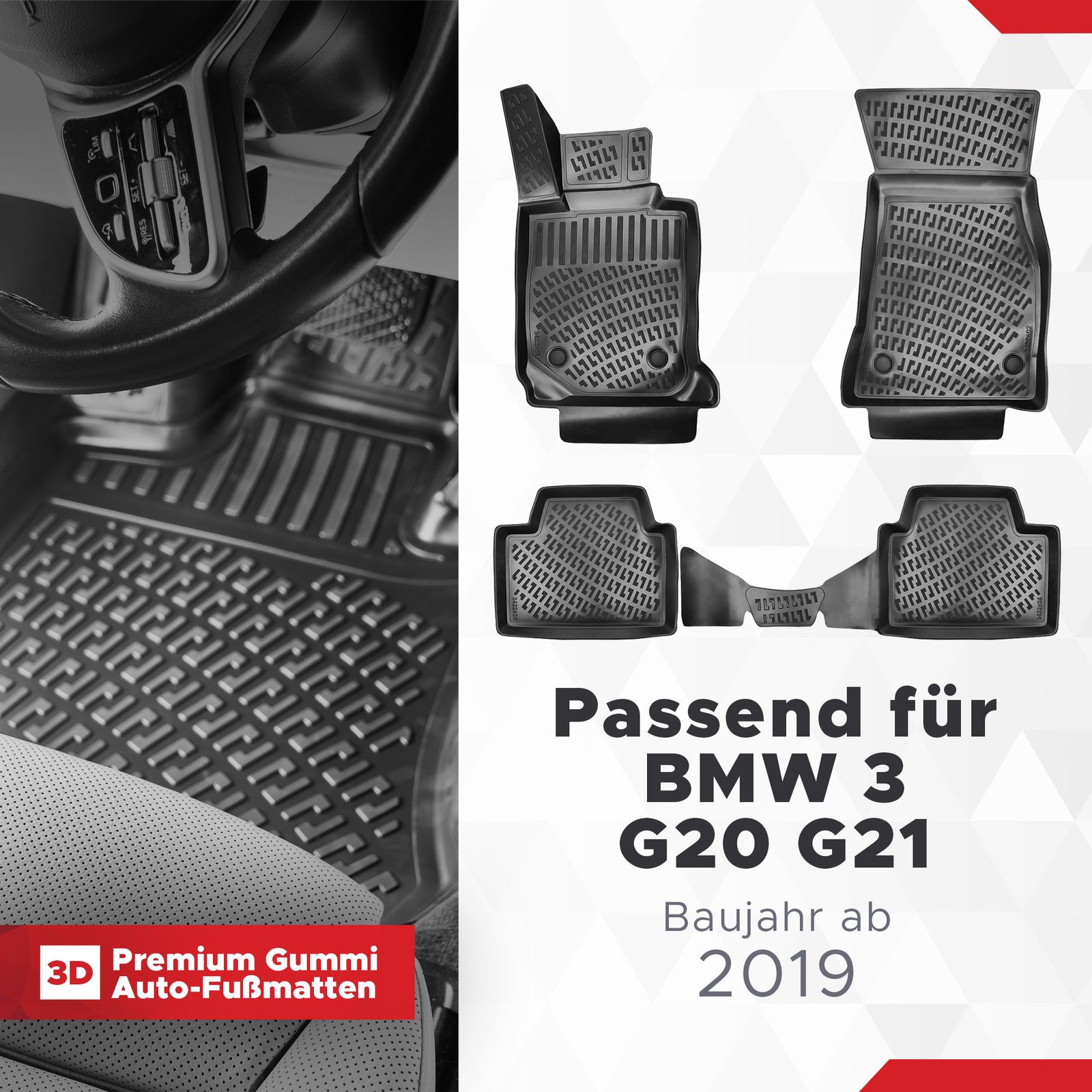TPE Fussmatten Set