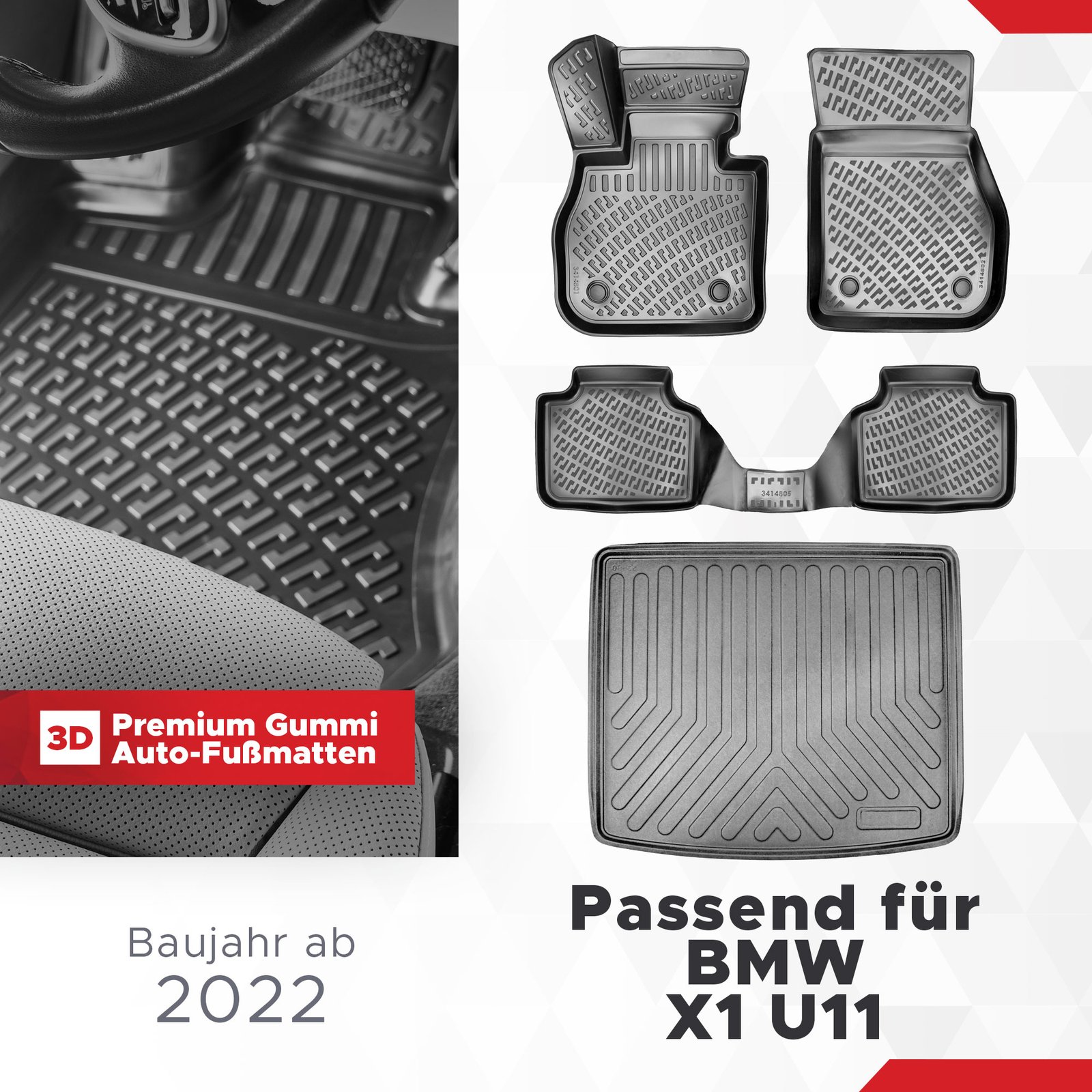 TPE Fussmatten Set