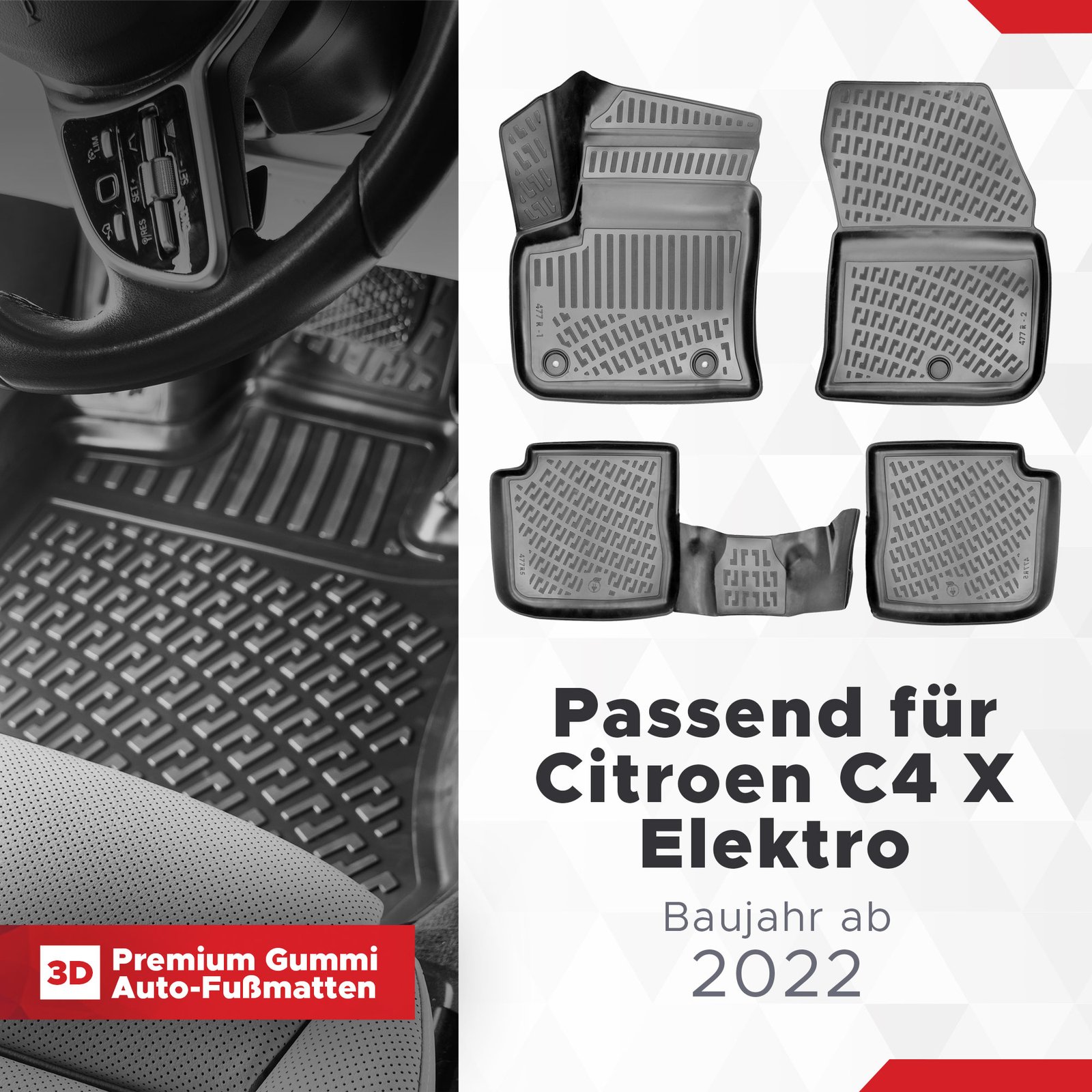 TPE Fussmatten Set