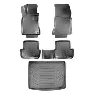 3D Auto Gummimatten & Kofferraumwanne Set für Mercedes B Klasse W246 Baujahr 2011-2018
