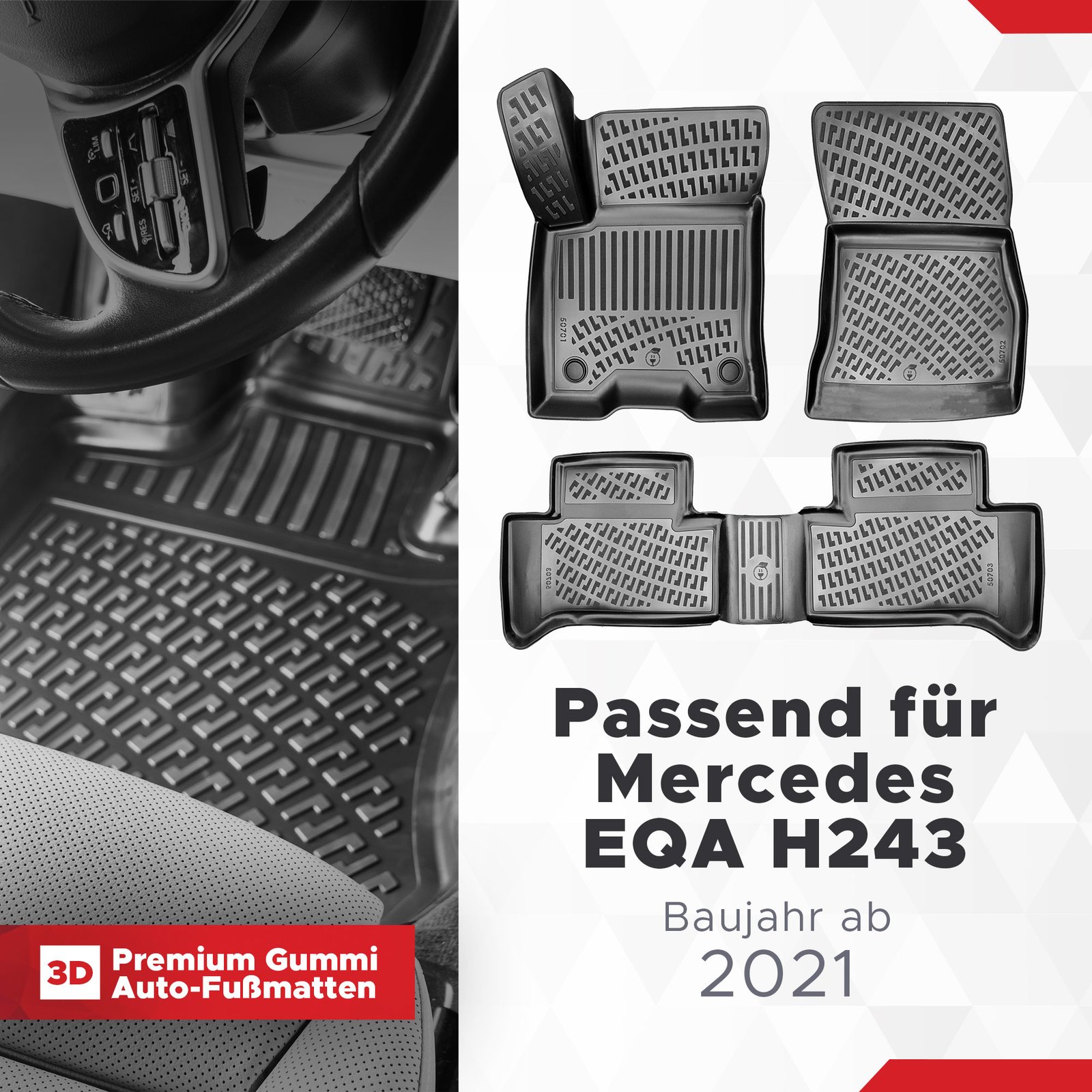 TPE Fussmatten Set