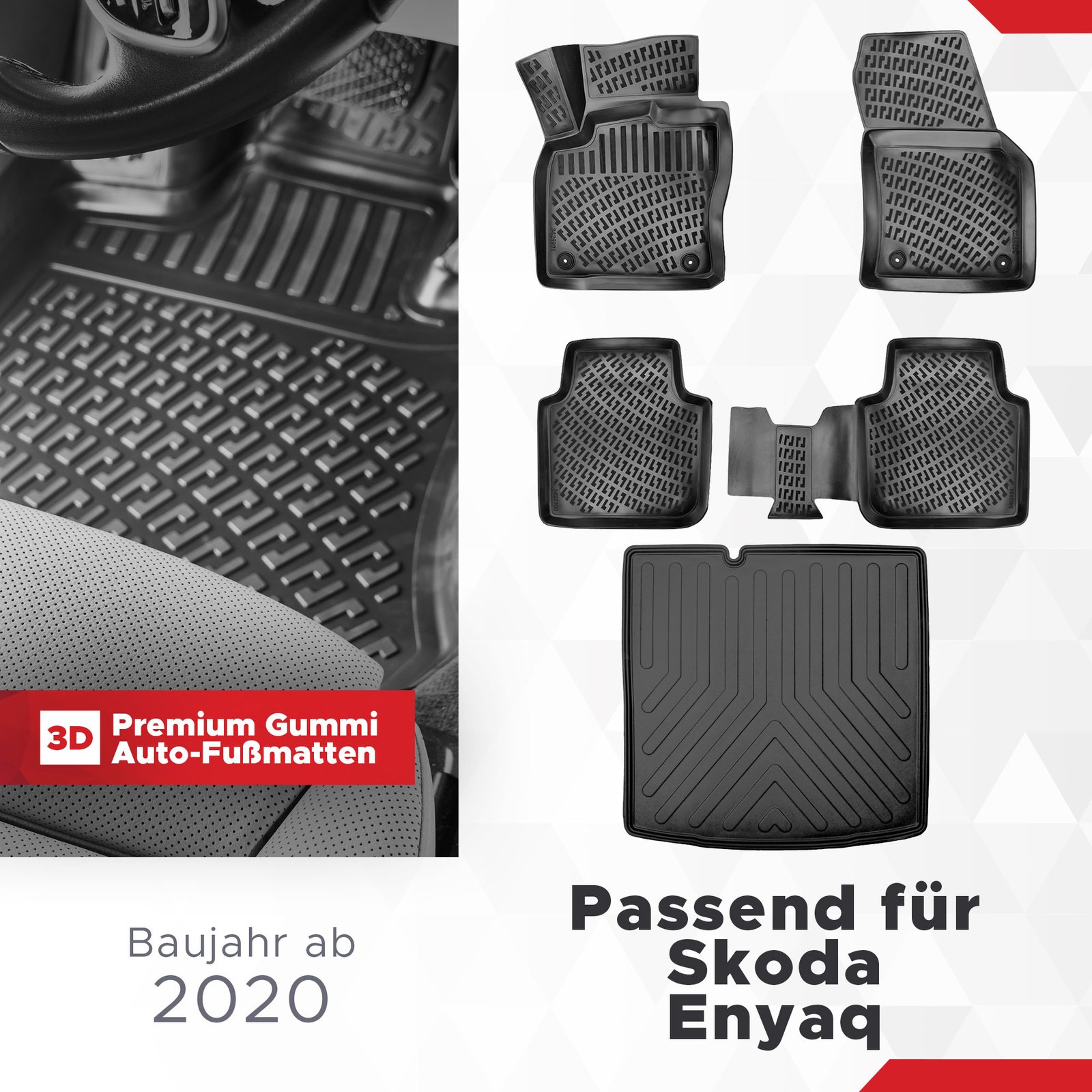 TPE Fussmatten Set