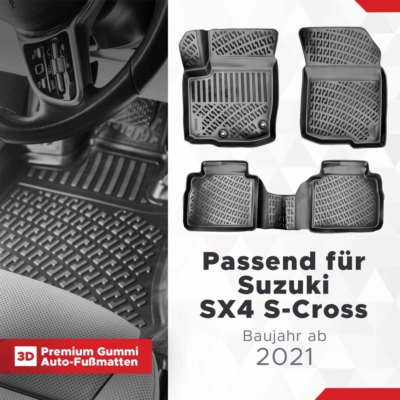 TPE Fussmatten Set