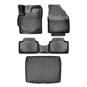 3D Auto Gummimatten & Kofferraumwanne Set für Toyota Yaris CROSS Baujahr ab 2020