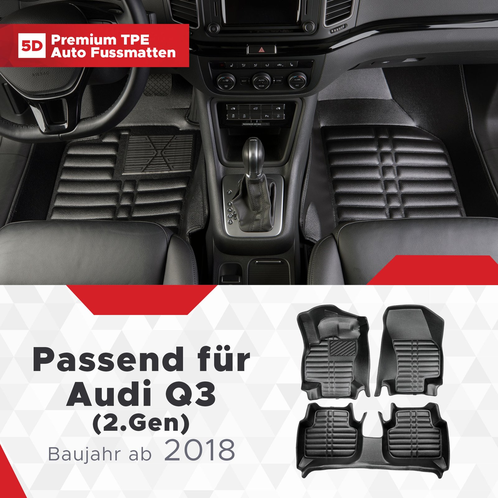 TPE Fussmatten Set