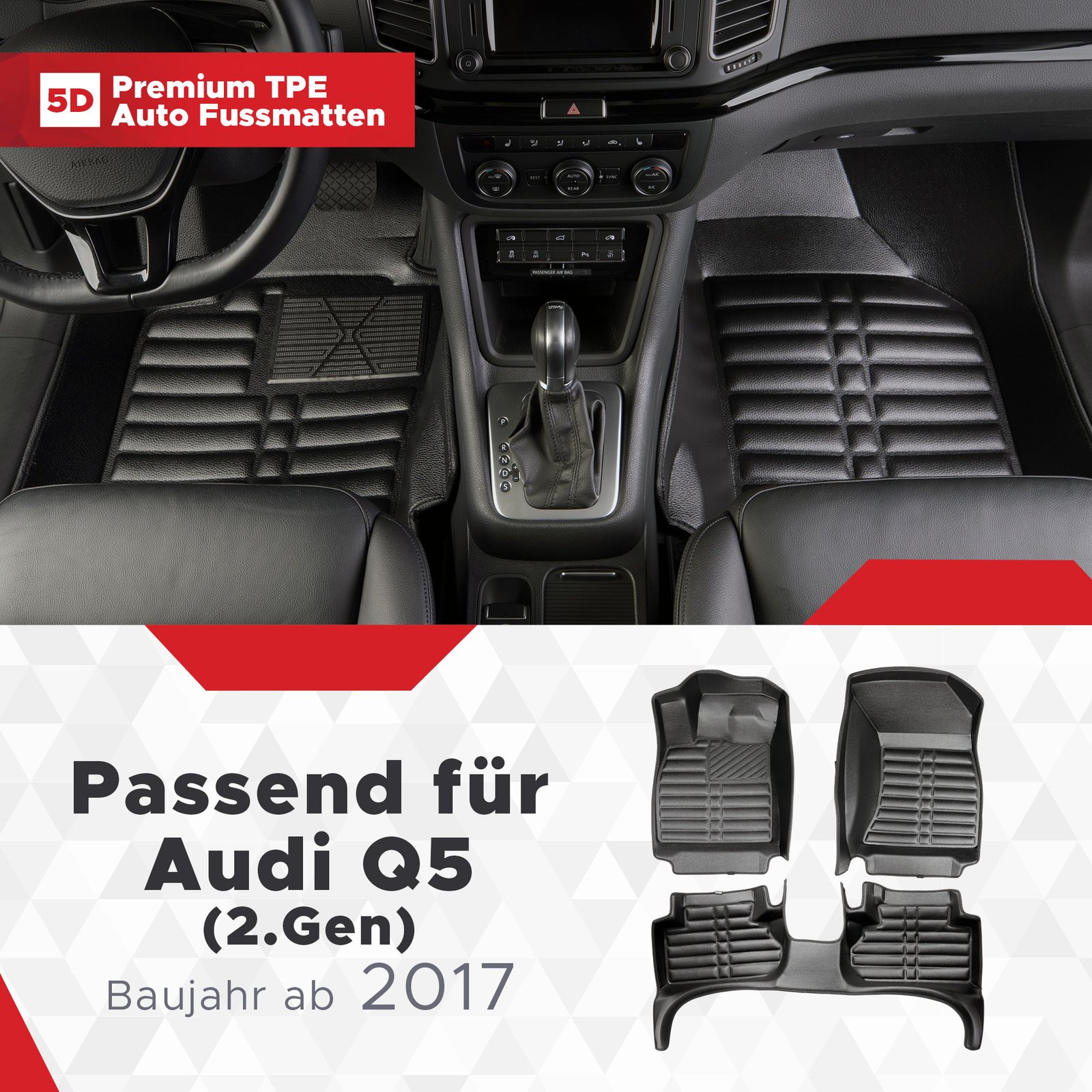 TPE Fussmatten Set