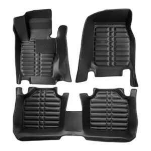 5D Premium Auto Fussmatten TPE Set passend für BMW 3 (F30/F31) GT xDrive Baujahr 2013-2020