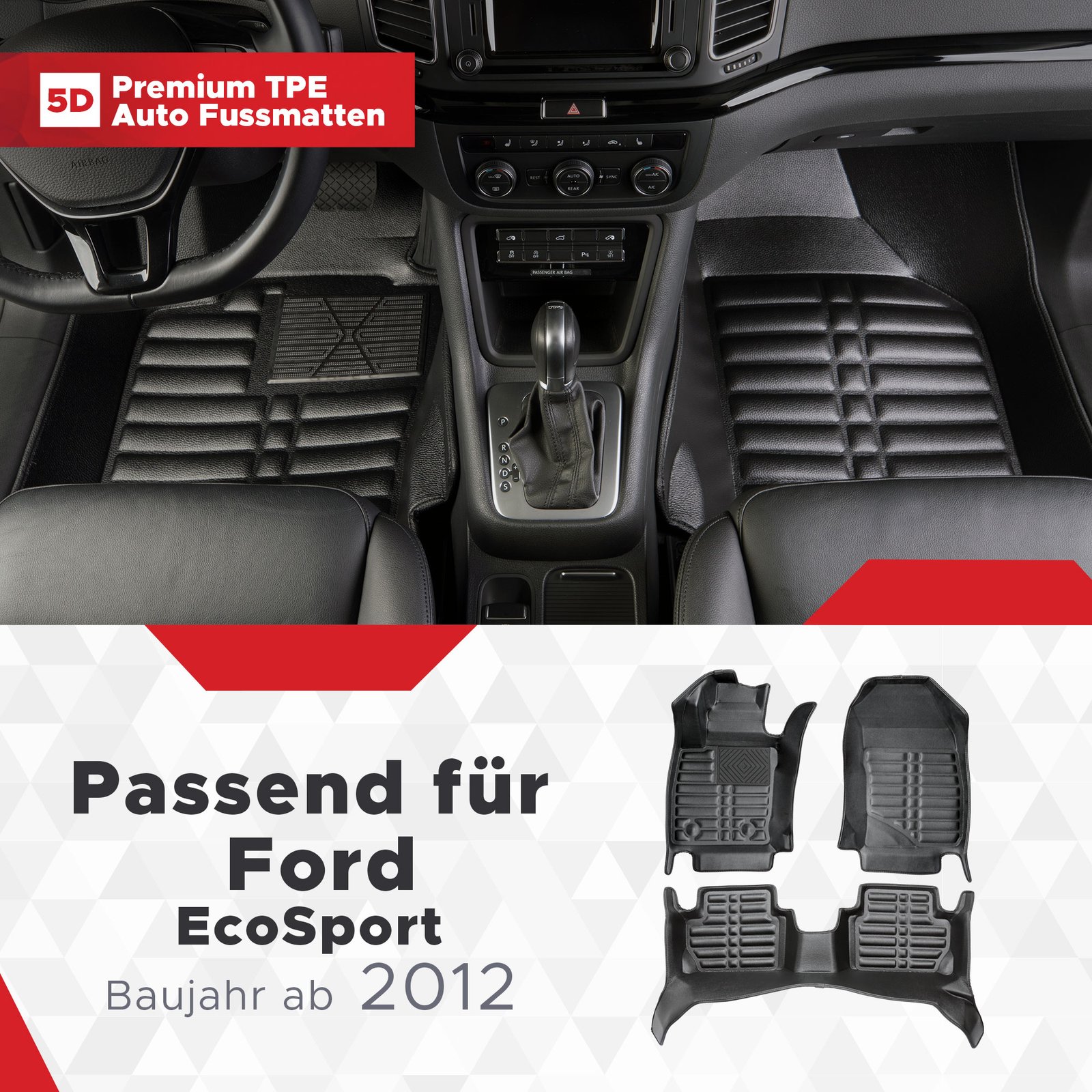 TPE Fussmatten Set