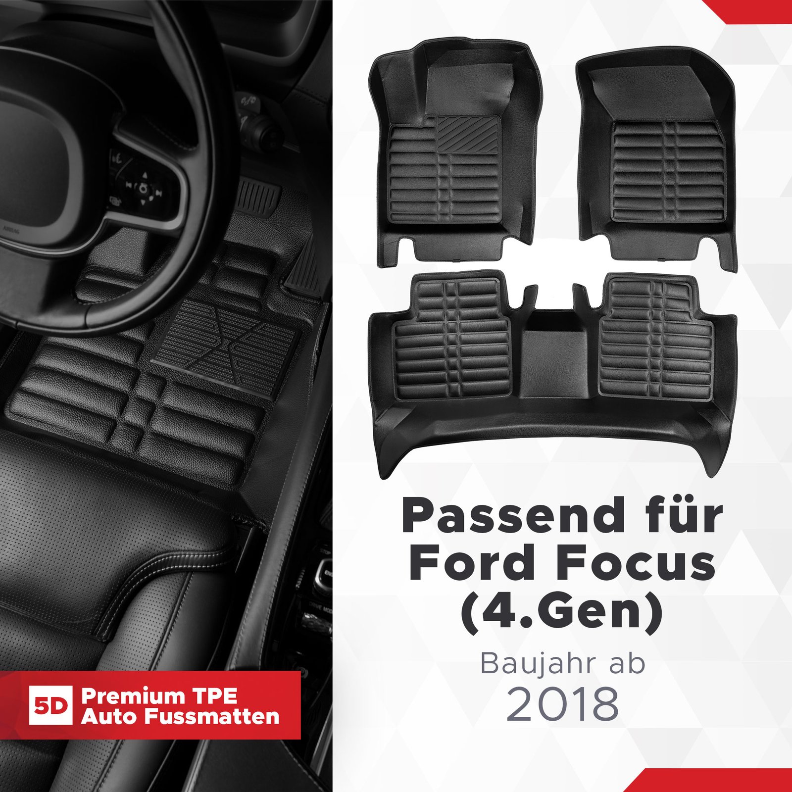 TPE Fussmatten Set