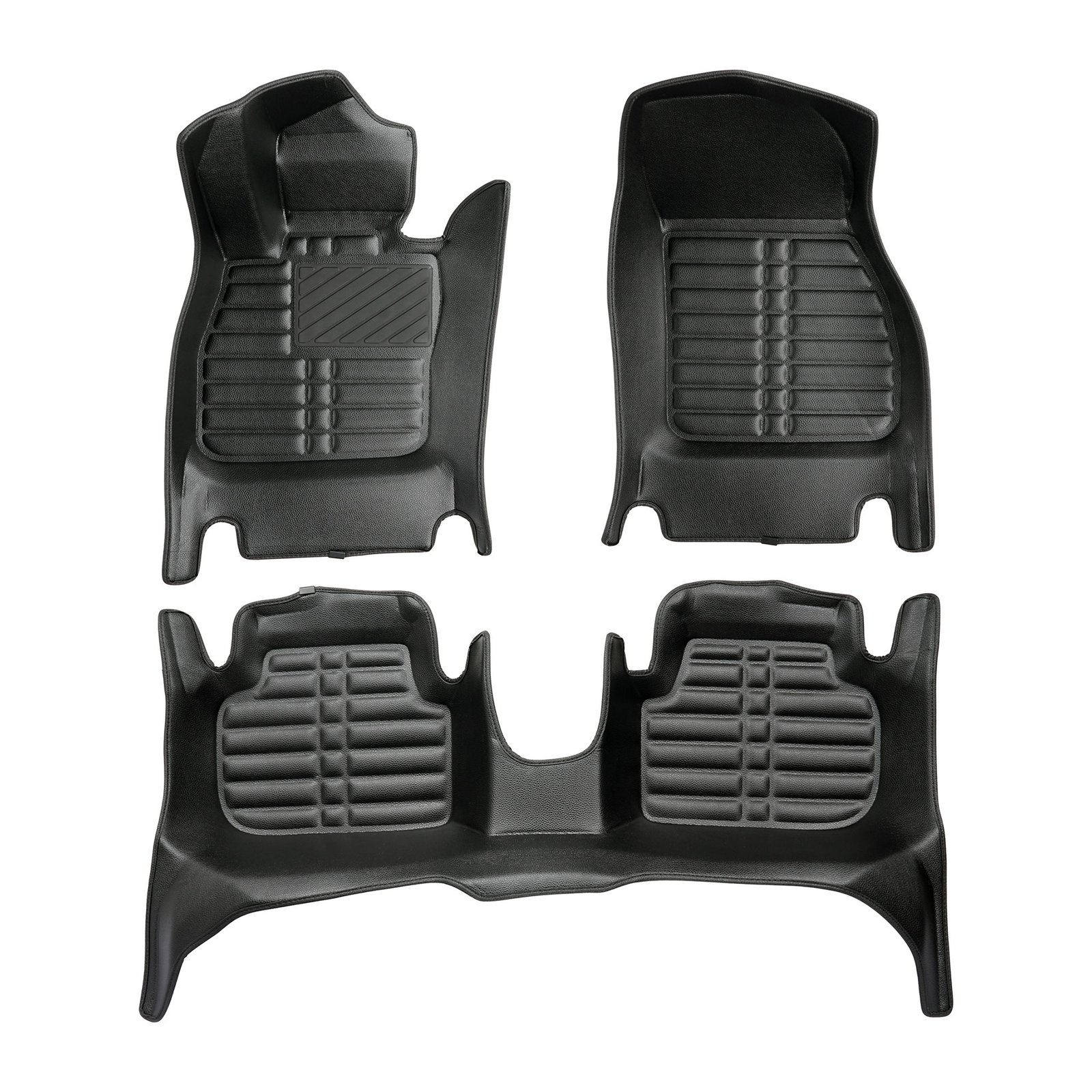 5D Premium Auto Fussmatten TPE Set passend für Mini Clubman (2.Gen) Baujahr ab 2015