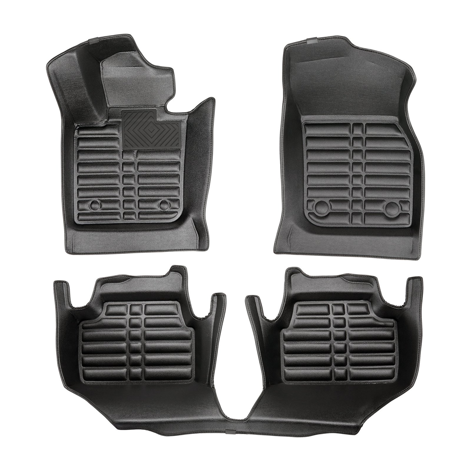 5D Premium Auto Fussmatten TPE Set passend für Mini Cooper F55 (3.Gen) (5 Türig) Baujahr ab 2014