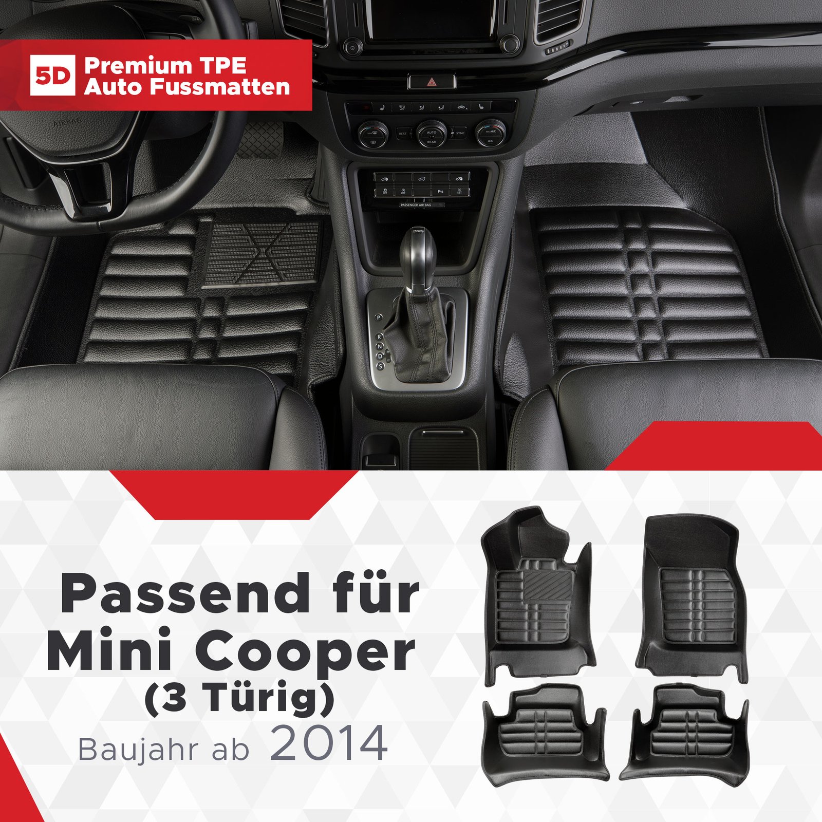 TPE Fussmatten Set
