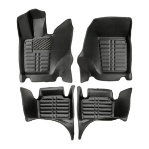 5D Premium Auto Fussmatten TPE Set passend für Porsche Panamera (2.Gen) Baujahr 2016-2023