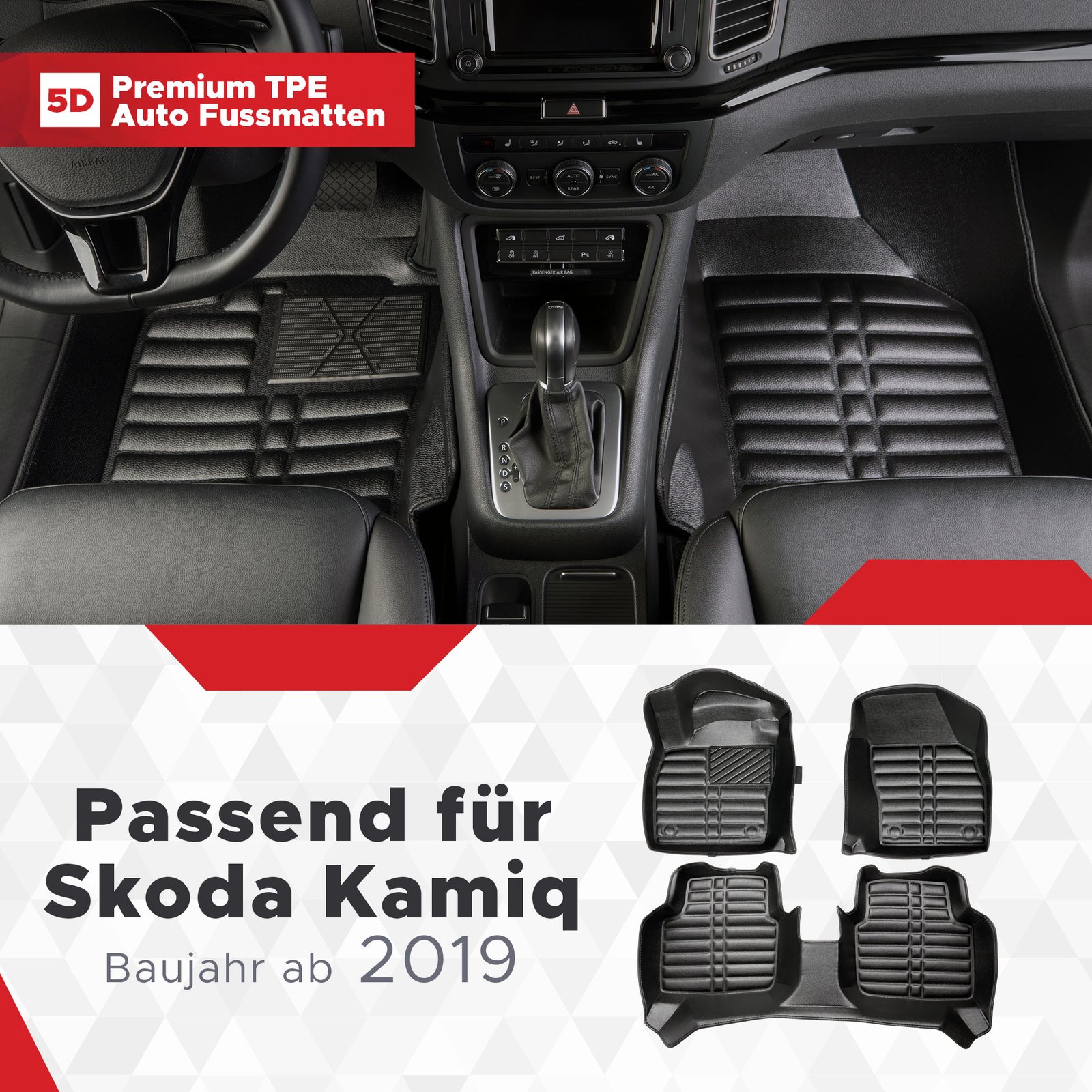 TPE Fussmatten Set