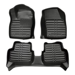 5D Premium Auto Fussmatten TPE Set passend für VW Polo (6.Gen) Baujahr ab 2017