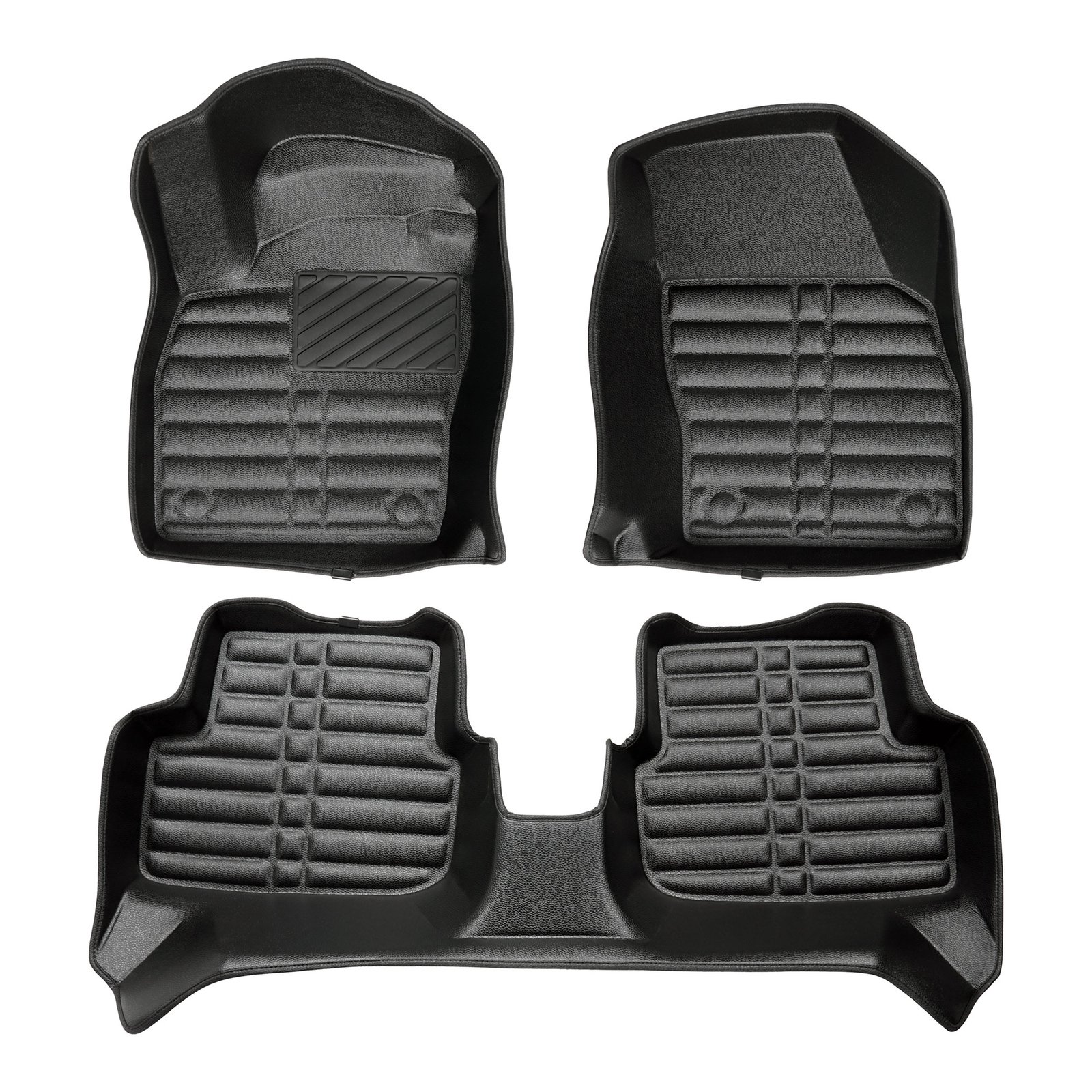 5D Premium Auto Fussmatten TPE Set passend für VW Polo (6.Gen) Baujahr ab 2017