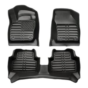 5D Premium Auto Fussmatten TPE Set passend für VW T-Cross Baujahr ab 2018