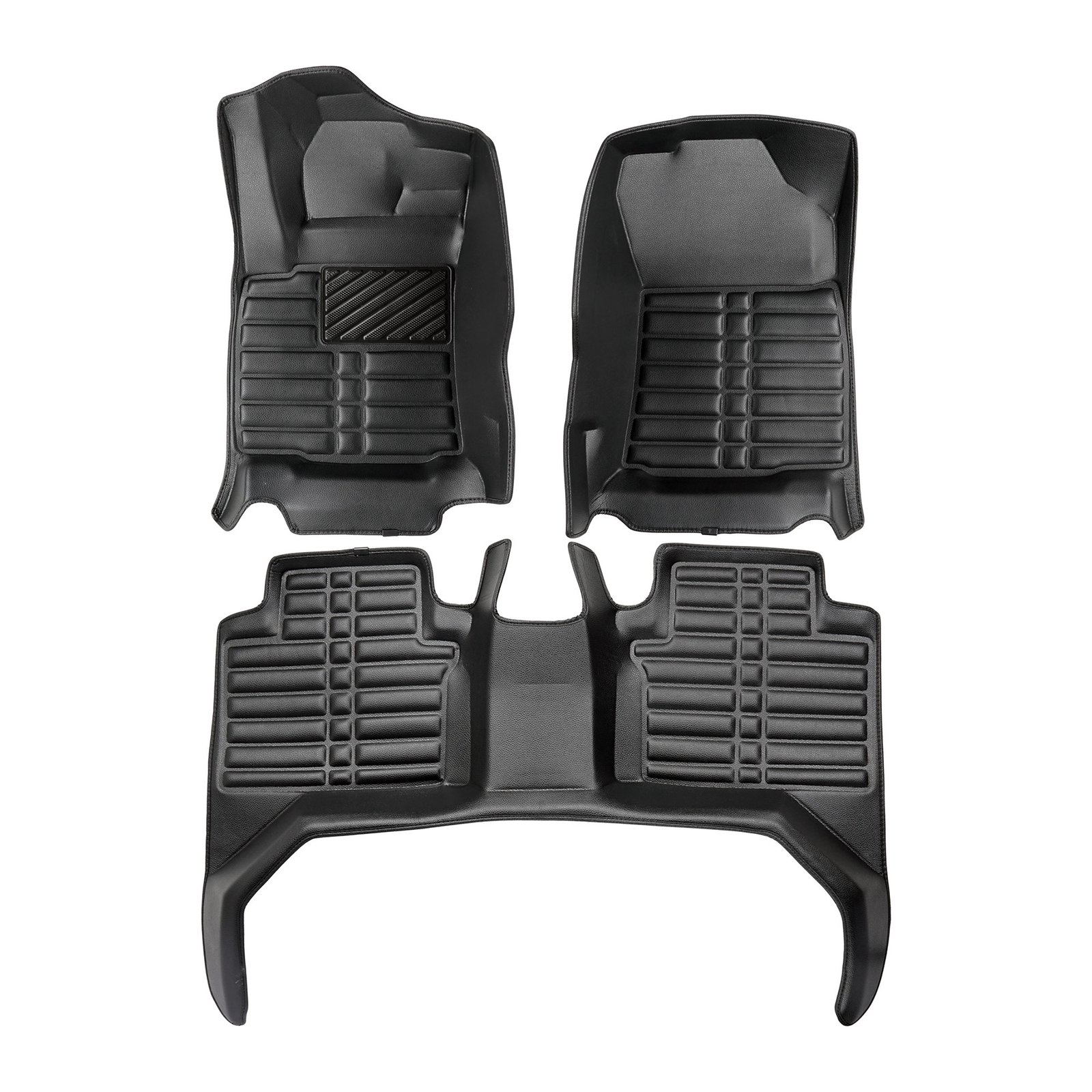 5D Premium Auto Fussmatten TPE Set passend für Toyota Hilux Revo Baujahr ab 2015