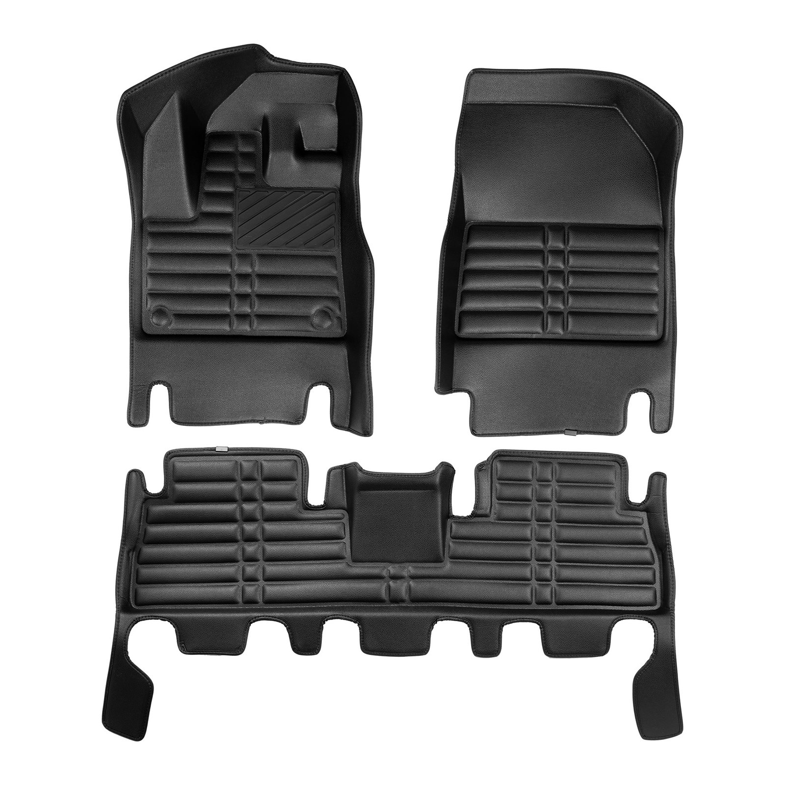 5D Premium Auto Fußmatten TPE Set Passend für Peugeout Rifter (3.Gen) Baujahr ab 2018