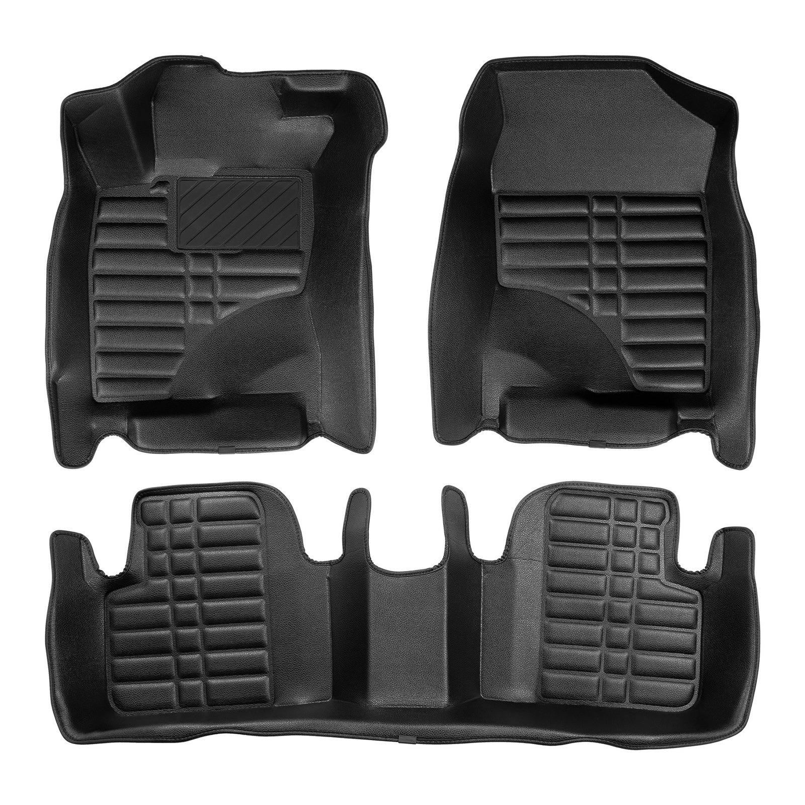 5D Premium Auto Fussmatten TPE Set passend für Honda Civic (10.Gen) Baujahr 2015-2021