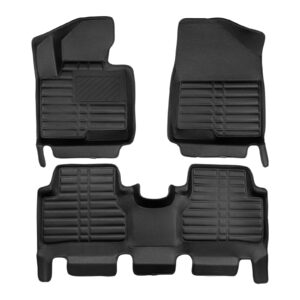 5D Premium Auto Fussmatten TPE Set passend für Hyundai Santa FE DM Baujahr 2012-2018