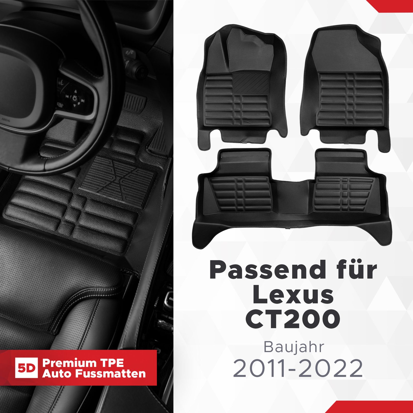 TPE Fussmatten Set