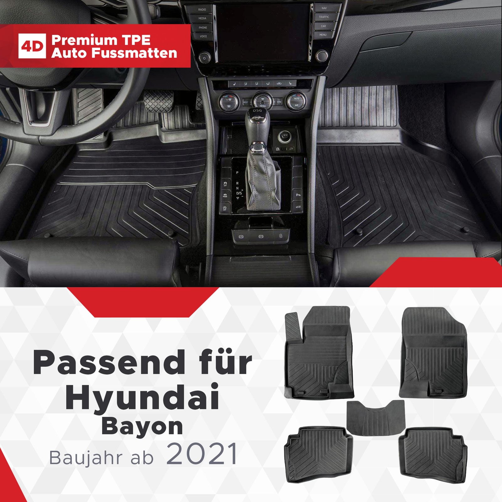 TPE Fussmatten Set