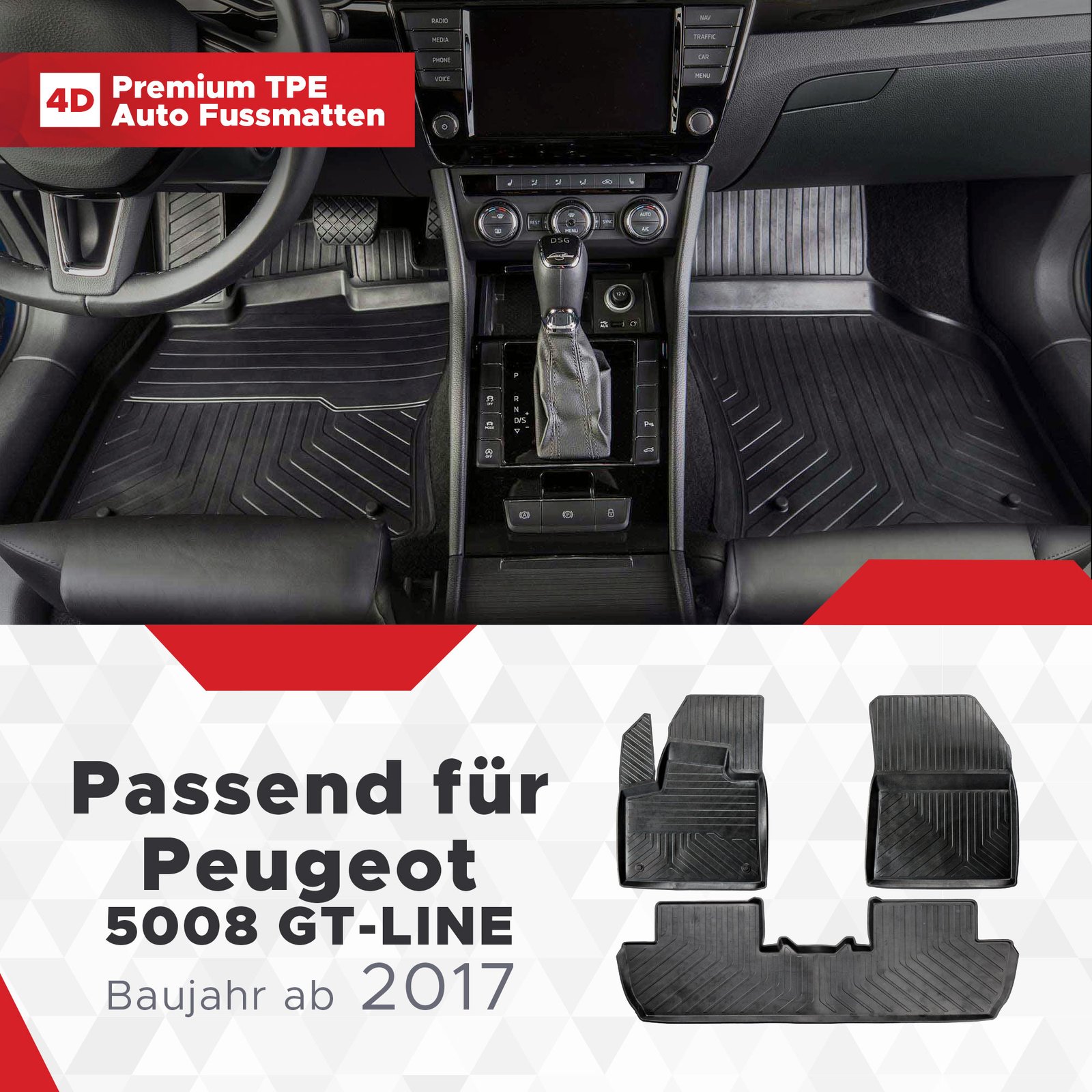 TPE Fussmatten Set
