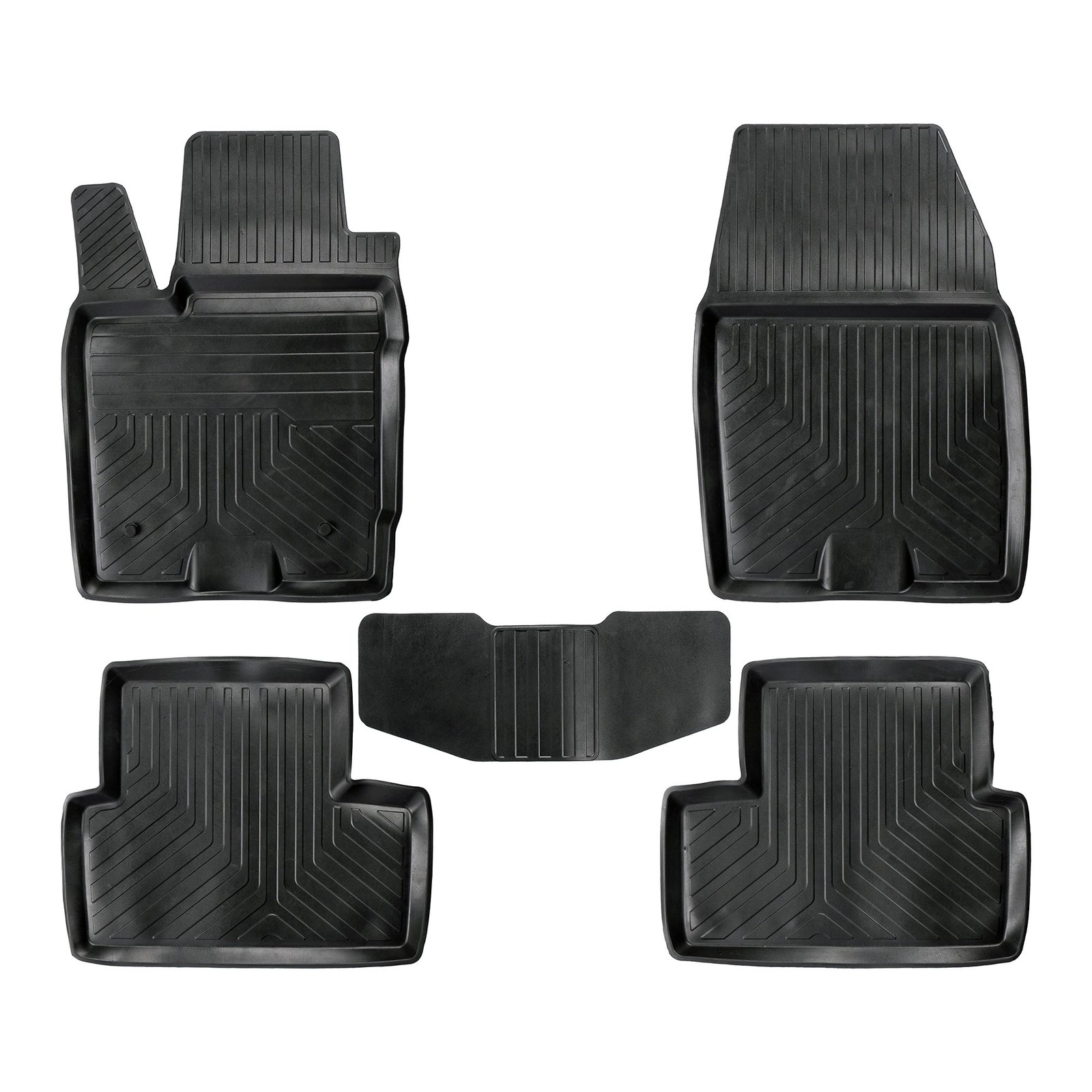 3D Premium Gummi Auto Fussmatten Set Passend für Volvo S40 Baujahr ab 2011