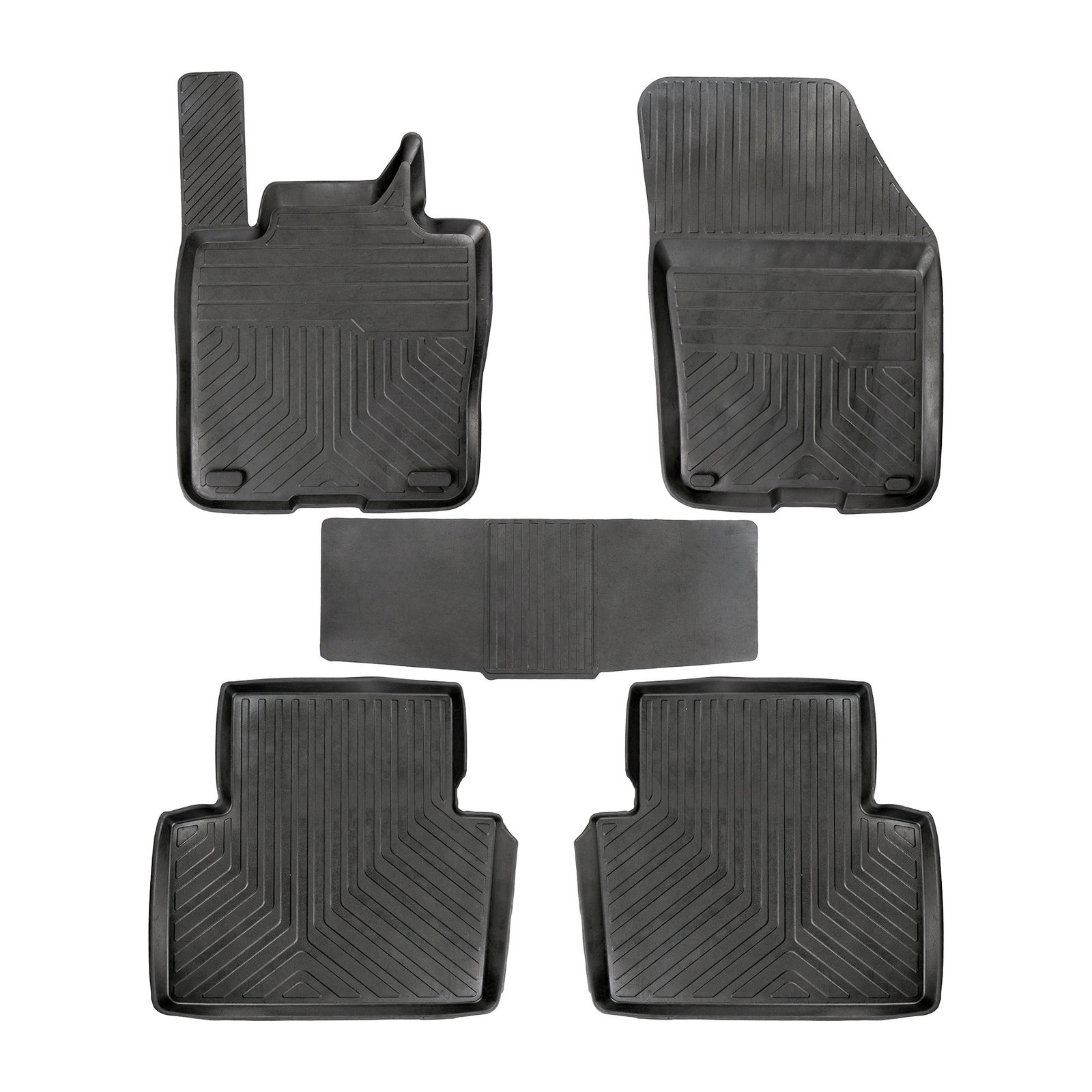 3D Premium Gummi Auto Fussmatten Set Passend für Volvo XC40 Baujahr ab 2018
